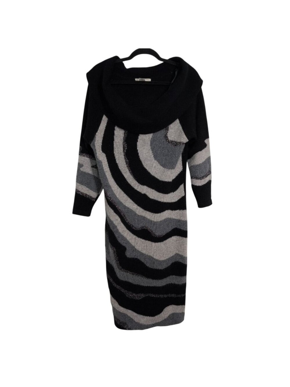 Outlander Abstract Modernism Dress Womens Size Large Black Whimsigoth Academia